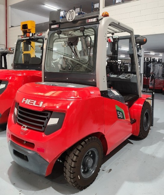 matriculación de carretilla heli